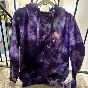 Ripndip Purple Tie-Dye Pullover Hoodie